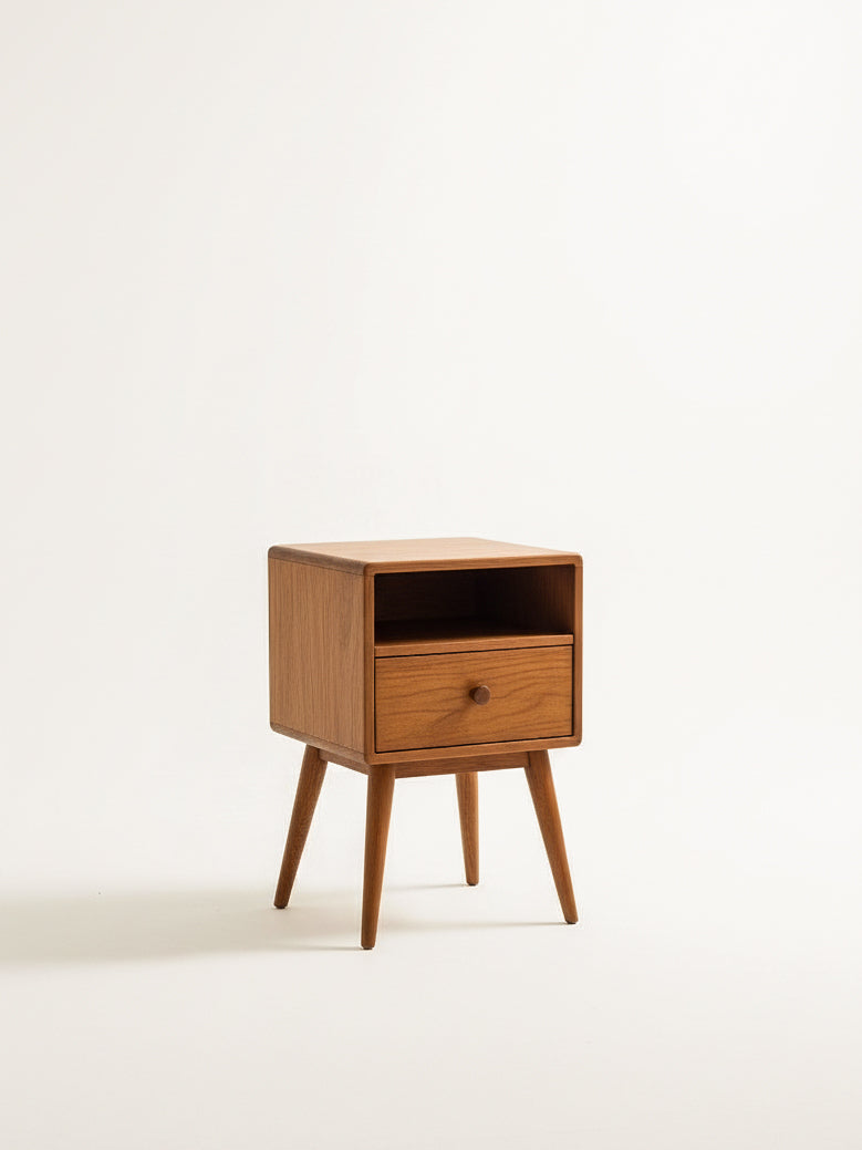 Home Decor Teak Wood Bedside Table