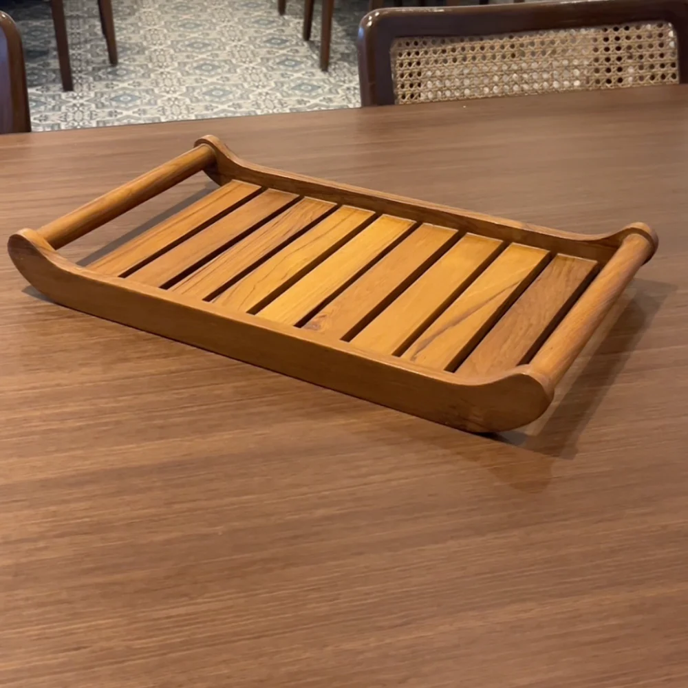 Classic Teak Wood Serving Tray