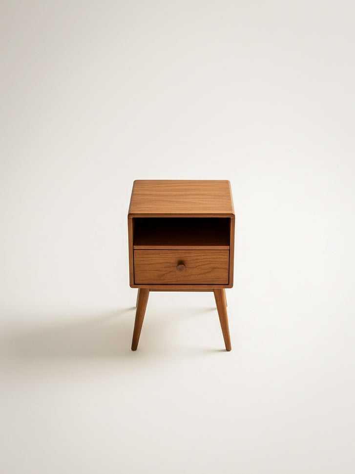 Home Decor Teak Wood Bedside Table