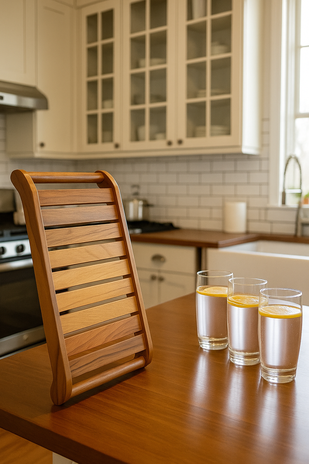 Classic Teak Wood Serving Tray